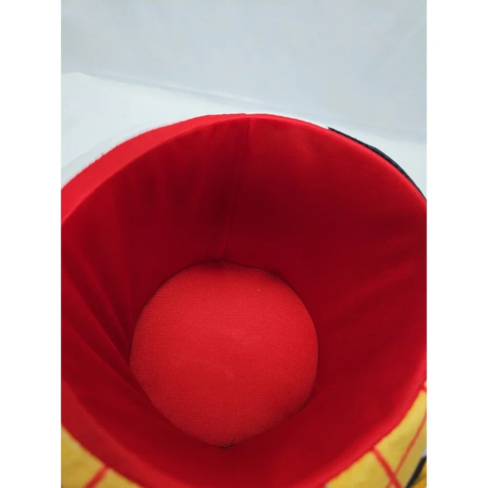 Pixar Toy Story Woody Plush Basket w/ Handle Round Multicolor Halloween